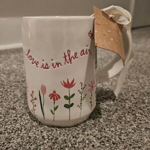 Rae Dunn "Love Is In The Air" Valentines Day Mug Floral